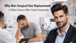 Non-Surgical Hair Replacement Is Often Chosen After Failed Treatments